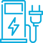 estación eléctrica icono